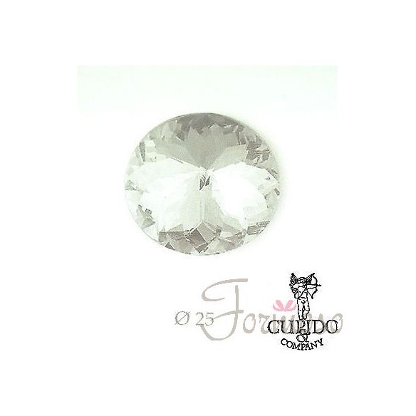 Diamante resina idea decorazione bomboniera D 25 mm  set 12 pz art 57793