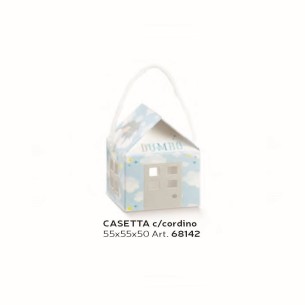 Bomboniera Scatola Casetta Confetti DUMBO Disney Celeste 5,5x5,5xh5 cm set 10 pz art 68142