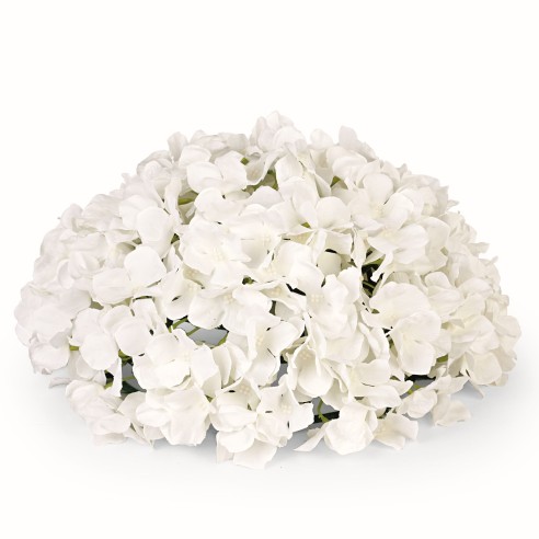 Mezza Sfera Ortensia finta colore Avorio per decorazione Wedding matrimonio D. 30 cm art 28752
