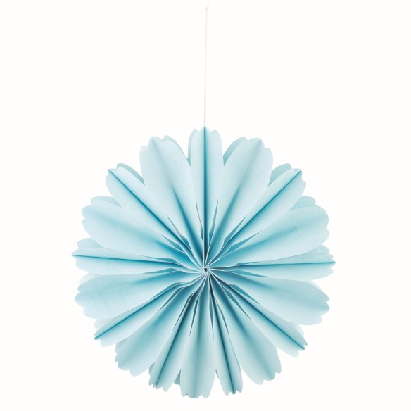 Set 3 Sfere in carta Celeste tipo Origami decorazione Wedding D 30-40-50 cm art 28740