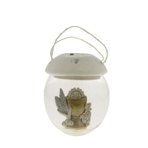 Bomboniera Icona con luce led simbolo comunione da appendere decorazione h 9 cm art 049884