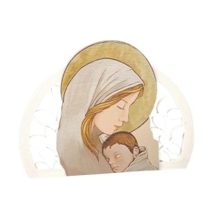 Bomboniera Icona maternità effetto dipinto da appoggio 15 x h 11 cm art 049887