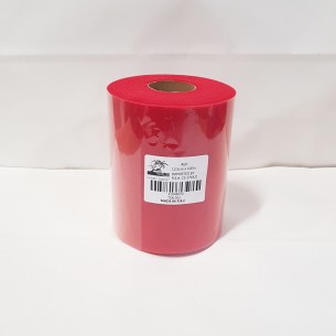 Bobina 12,5 cm 100 mt rotolo tulle decorazioni bomboniere colore Rosso art TEX002Rosso