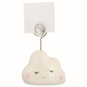 Bomboniera segnaposto nuvoletta con Porta Foto Porcellana Smaltata Art 28395