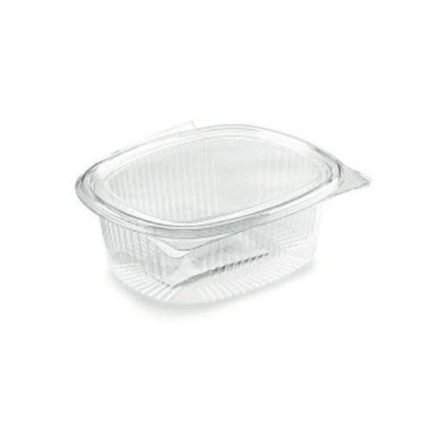 Vaschette ovali in OPS trasparenti usa e getta con coperchio unito utile per  pasta ,riso e