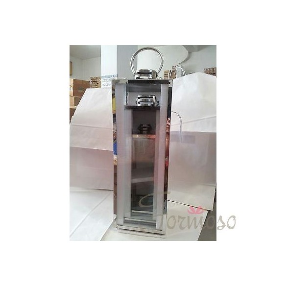 Set 3 lanterne Metallo mis H730-600-445 mm art. 49294