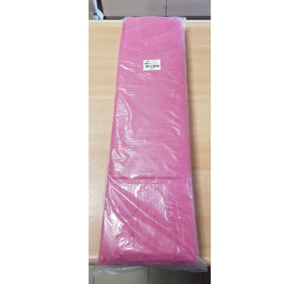 Pannello decorativo tulle Organza decorazione Wedding Allestimenti Colore Fuxia Glitterato art TEX007Fuxia