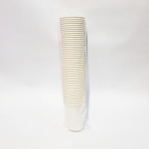 Bicchiere per cappuccino monouso Biodegradabile da 240 ml conf 50 pz Art 91110 2