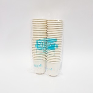 Bicchiere per caffe monouso Biodegradabile da 75 ml conf 50 pz Art 91150