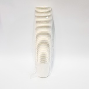 Bicchiere monouso Biodegradabile da 180 ml bibita calda conf 50 pz Art 91127 2