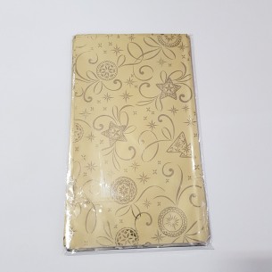 Busta regalo Oro Opaco con Disegni Natale misura 20x35 cm confezione da 50 pz art XM2035NAT