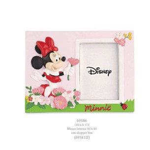 Bomboniera porta foto Minnie Disney LOVE NATURAL  15 x h 11,5 cm con scatola Art 69586