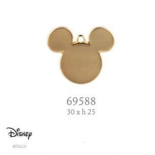 Bomboniera Ciondolo Metallo Mickey Mouse Topolino Disney oro 3 x h 2,5 cm Art 69588
