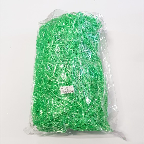 Paglia truciolo VERDE MELA per cesta natalizia PASQUA o da imballo fai da te confezione da 250g Art. 5912.10