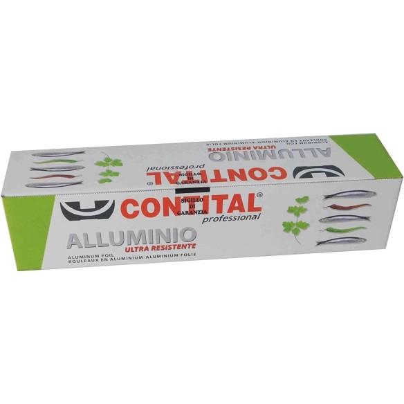 Carta Alluminio in rotolo da 300 mt CONTITAL Forno Professionale art ALLBOX
