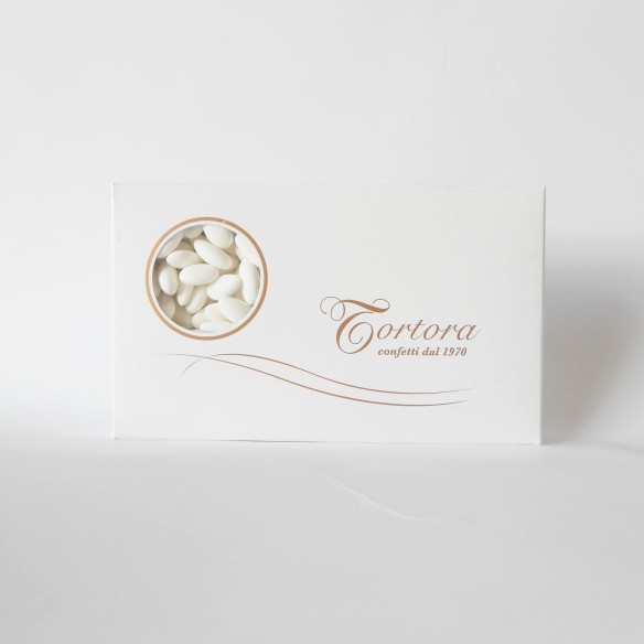 Confetti Bianco Classici tipo EXCELSIOR PIU' alla mandorla in confezione da 1kg - Art. EXCBIANCO