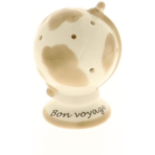 Bomboniera Mappamondo porcellana con led h 9 cm Matrimonio Wedding Art 02138