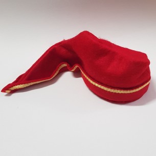 Capello laurea porta confetti rosso bomboniera capellino apribile  5,5 x 7 xh 2 cm art C0149