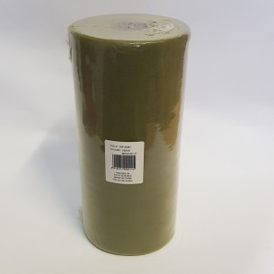 Bobina 25 cm 100 mt rotolo tulle decorazioni bomboniere colore VERDE MUSCHIO art CARUSOVERMUSCHIO27