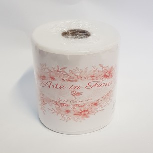 Bobina 12,5 cm 100 mt rotolo tulle decorazioni bomboniere colore Bianco art CARUSOBIANCO125.01