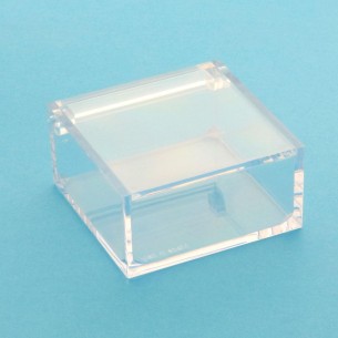 Bomboniera Scatola cubo Plexiglas Trasparente per Confetti 6 x 6 x h 3 cm Confezione 25 pz art SC210