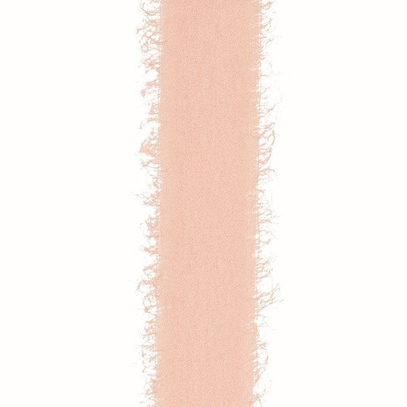 Nastro in Tessuto CHIFFON sfrangiato colore ROSA CIPRIA in bobina rotolo da spessore 30 mm x 25 mt Wedding art 29090