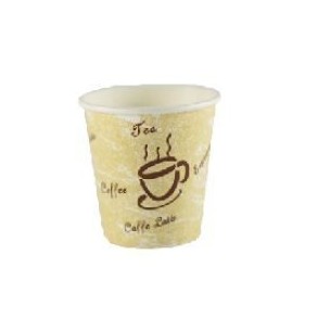 Bicchiere per caffe monouso Biodegradabile con Stampa da 90 CC conf 50 pz Art 16443