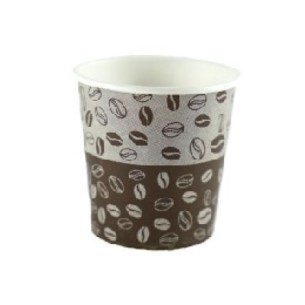 Bicchiere per caffe monouso Biodegradabile con Stampa da 4 oz conf 50 pz Art 16445