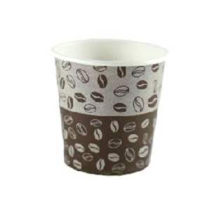 Bicchiere per caffe monouso Biodegradabile con Stampa da 4 oz conf 50 pz Art 16445