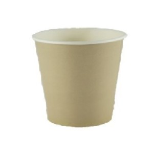 Bicchiere per caffe monouso Biodegradabile color AVANA da 4 oz conf 50 pz Art 16445K