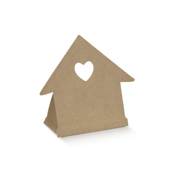 Scatola bomboniera gabbietta confetti avana 6 x 3,5 x h 9 cm set 20 pz Art 35878