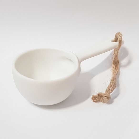 Bomboniera Mestolo mini in ceramica bomboniere decorazione Matrimonio 4,5 x 10 x 3 Art 57982