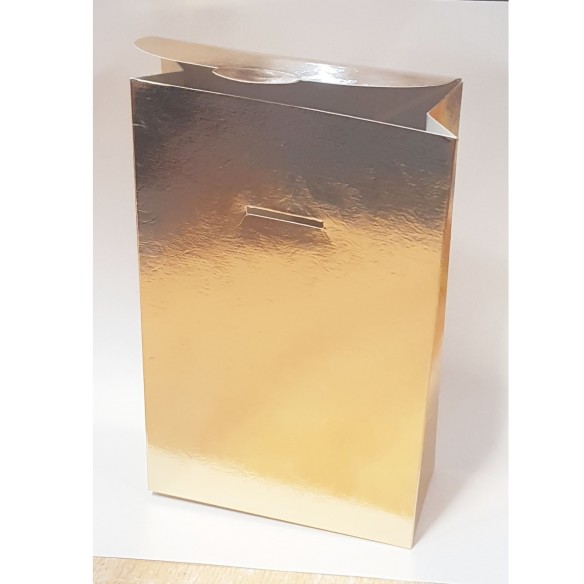 Scatola bomboniera Sacchetto Lari ORO 11,5 x 5 x h 18 cm  - n 10 pz art 7654