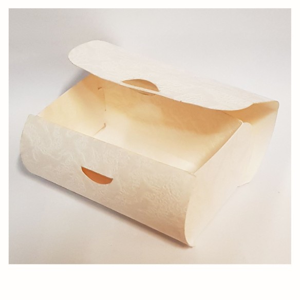 Bomboniera Scatola Confetti COUVETTE colore Sorgente BIANCO matrimonio Set 10 pz art 54131