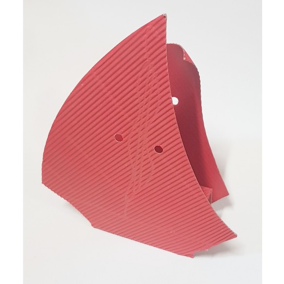 Bomboniera Scatola Confetti sagoma Barca a Vela onda Rosso 6 x 3,5 x 3,5 Set 10 pz art 11635