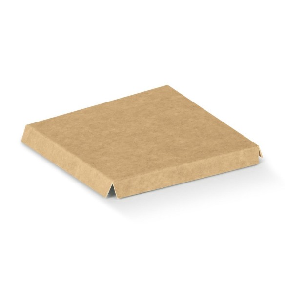 Fondo Quadrato con Rialzo 1 cm colore AVANA Nature misura 12 x 12 cm per scatola bomboniera Confezione 200 pz art 39033