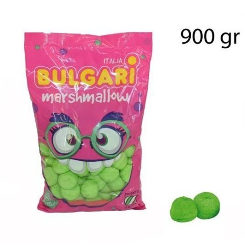 Caramella morbida MARSH MALLOW palla da Golf colore VERDE confezione 900g Art MARSHVERDE