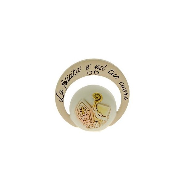 Bomboniera icona Sfera in resina Cerchio simbolo Cresima h 8 cm art 04A265