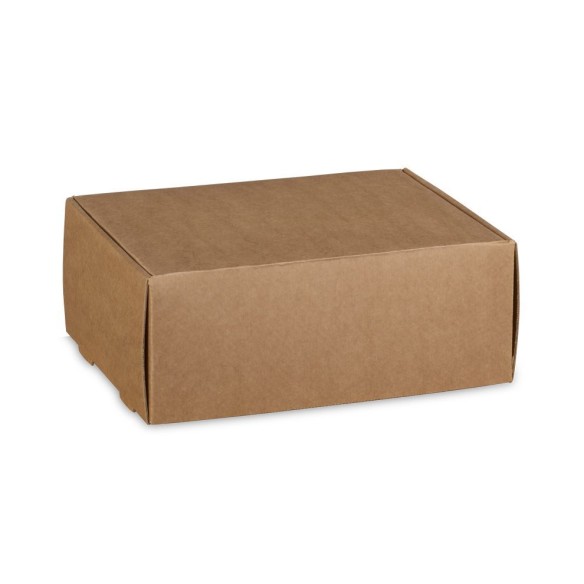 Scatola Regalo modello FAST Colore AVANA misura 15,5 x 12 x h 5 cm Confezione 100 pz Art 138711S