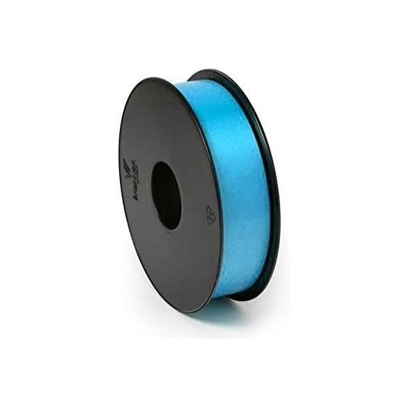 Bobina SATINETTA mm 31 x 100 metri nastro opaco per coccarde CELESTE Fai da Te - Art. 68M31.06