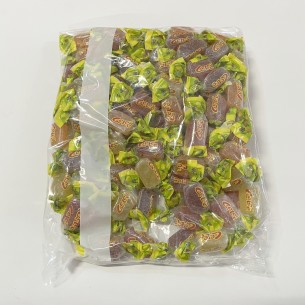 Caramella morbide assortite alla frutta con zucchero confezione 1 Kg Art 06110600