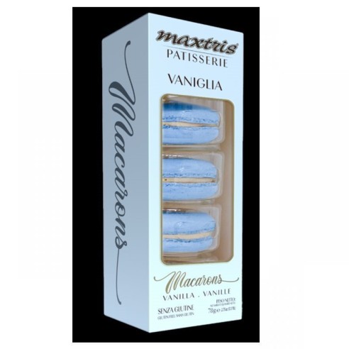 Dolce MACARONS Gusto VANIGLIA colore Carta da Zucchero idea Pasticceria Eventi Confezione 5 pz Art CTMACVANCZ5