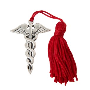 Ciondolo simbolo laurea in FARMACIA decorazione bomboniera 5 cm Confezione 12 pz art 11964