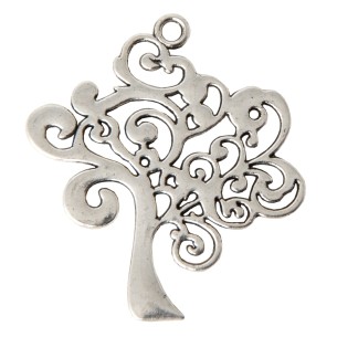 Bomboniera Decorazione Ciondolo in Zama Albero della vita h 4 cm Confezione 12 pz art 11994