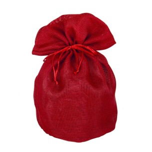Sacchetto Sacco MAXI in tessuto colore Rosso D 18 x h 33 cm Confezione 6 pz art C2420