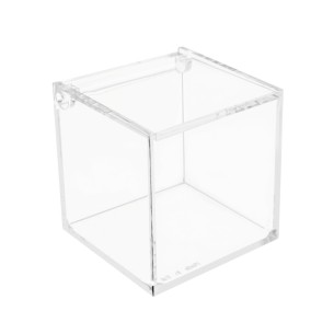 Bomboniera Scatola cubo Plexiglas Trasparente per Confetti 6 x 6 x h 6 cm Confezione 25 pz art SC211