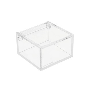 Bomboniera Scatola cubo Plexiglas Trasparente per Confetti 5 x 5 x h 3 cm Confezione 25 pz art SC208